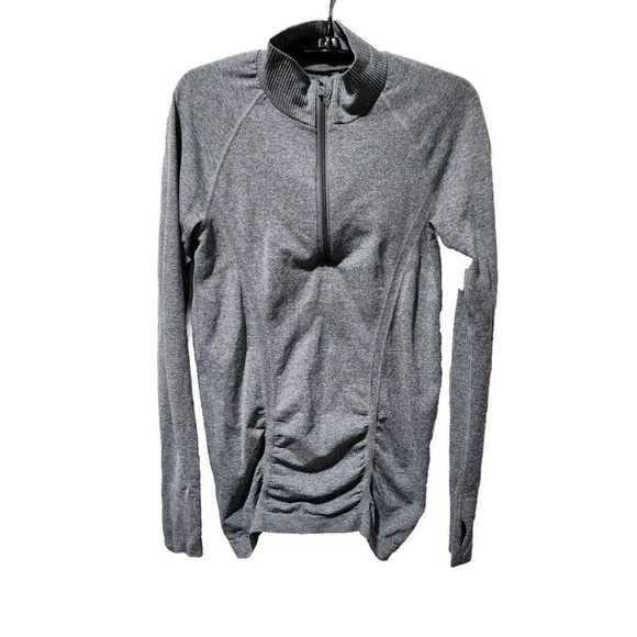 Athleta Women's 1/4 Zip Jacket Grey Lightweight Womens Small - Picture 1 of 7